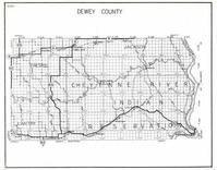 Dewey County, Cheyenne River Indian Reservation, Firesteel, Jackson, Lantry, South Dakota State Atlas 1930c
